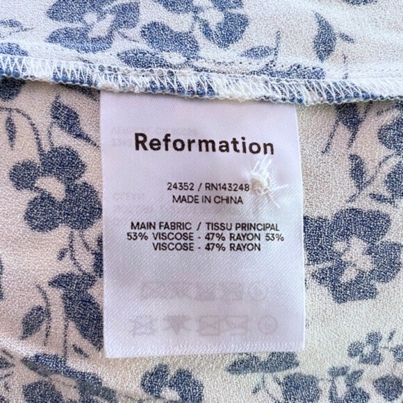 NEW Reformation Fauna Dress Milanesa 0 - Picture 11 of 16